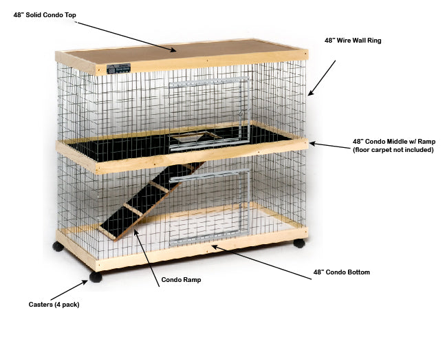 3075 Replacement Condo WIRE WALL only - 48"